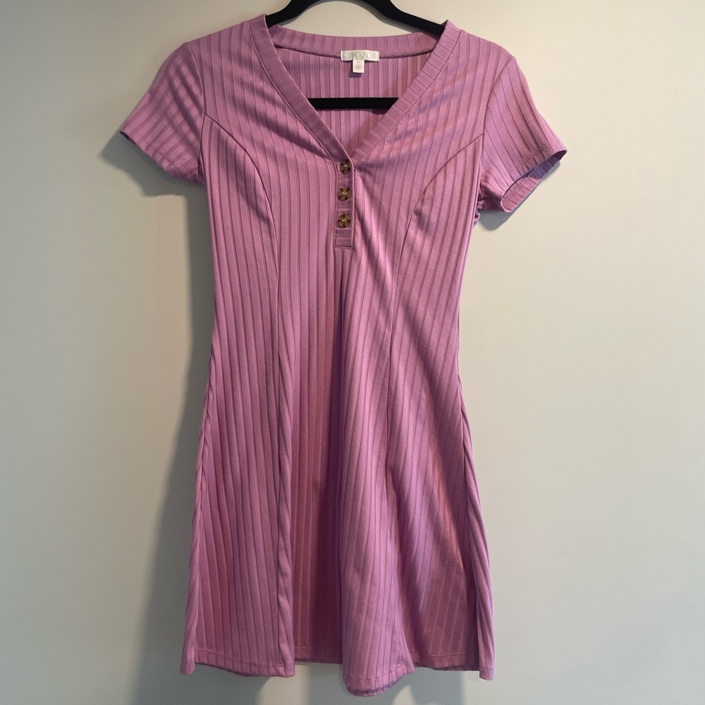 Super comfortable purple dress